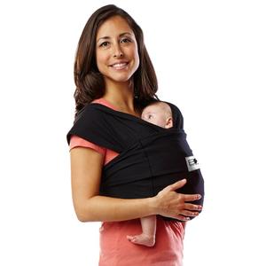 Baby K’tan ORIGINAL Baby Carrier, Black Stretch Cotton (S)