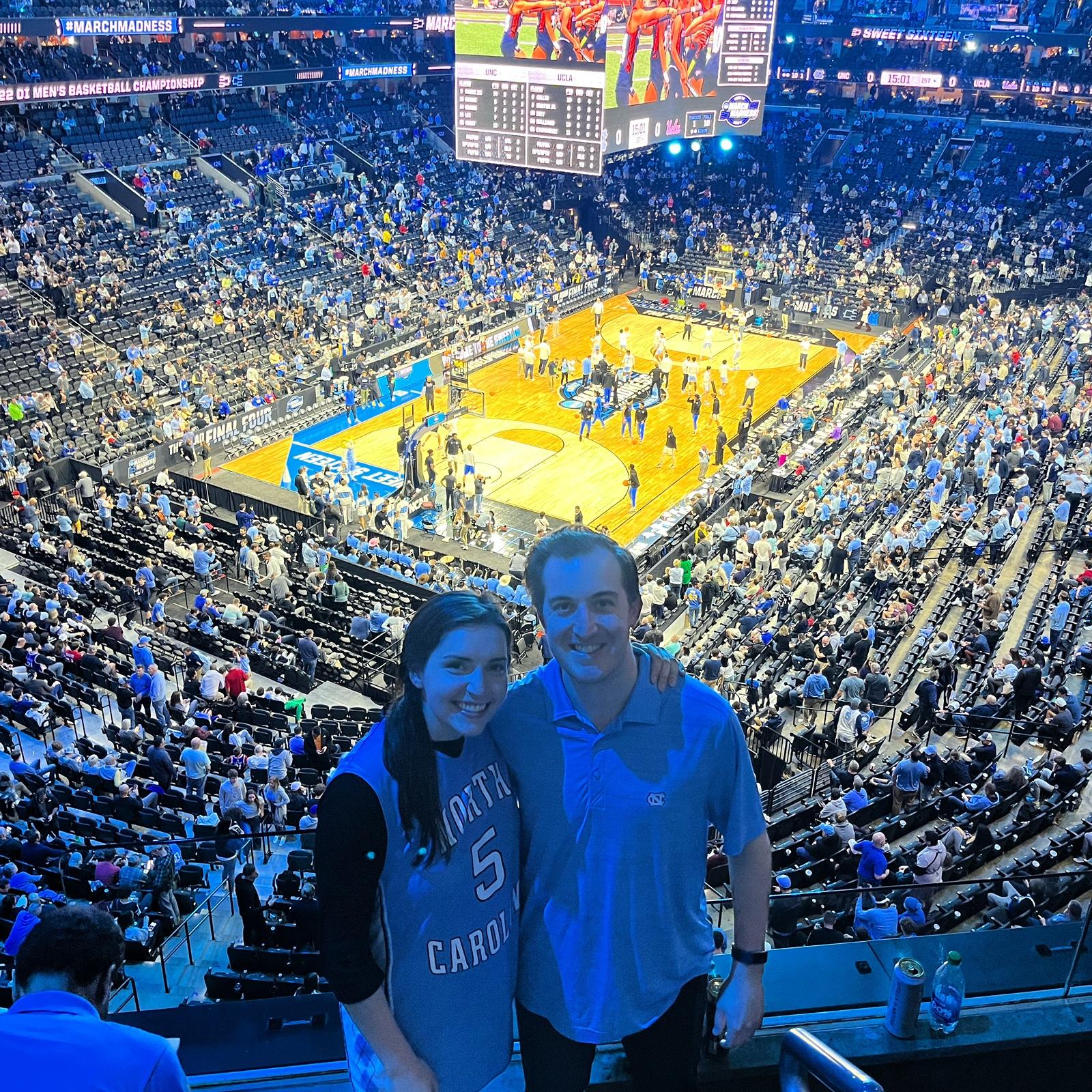 Cheering on the Heels at the Sweet 16 in Philly (2022)