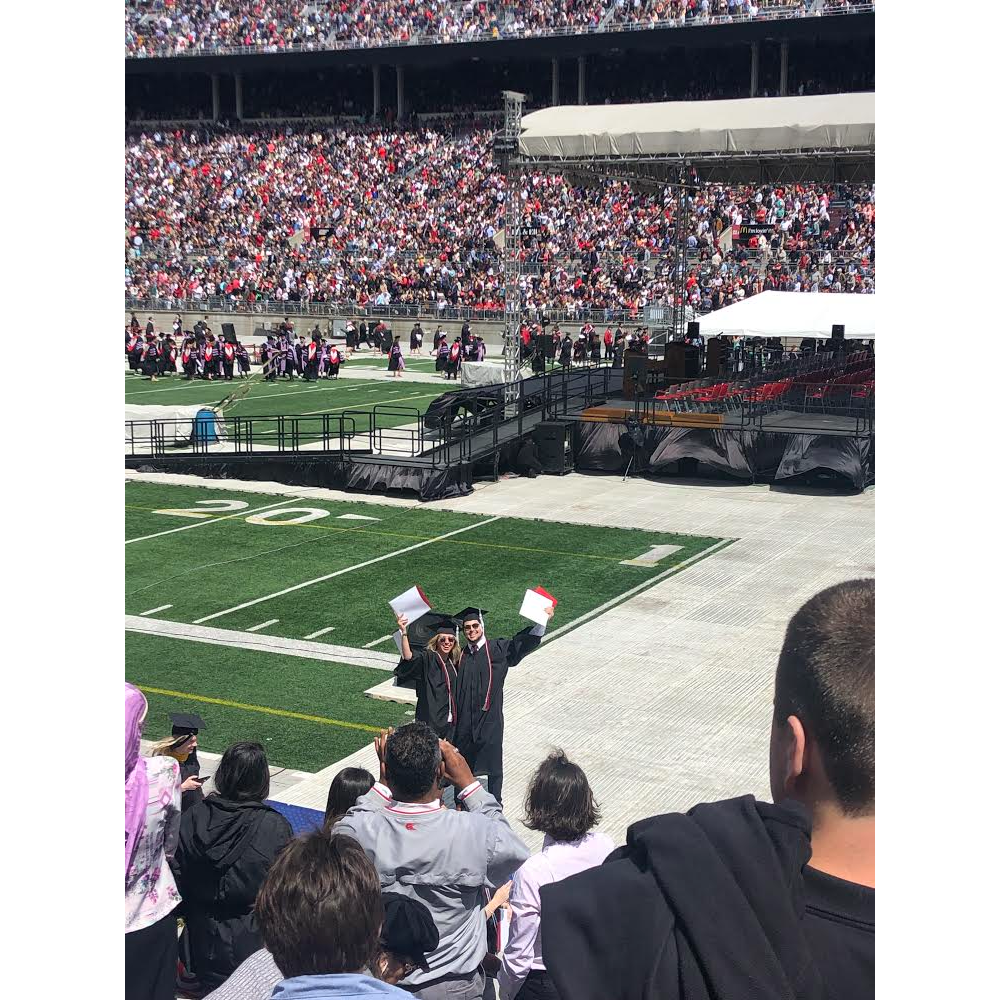 Graduating from Ohio State!