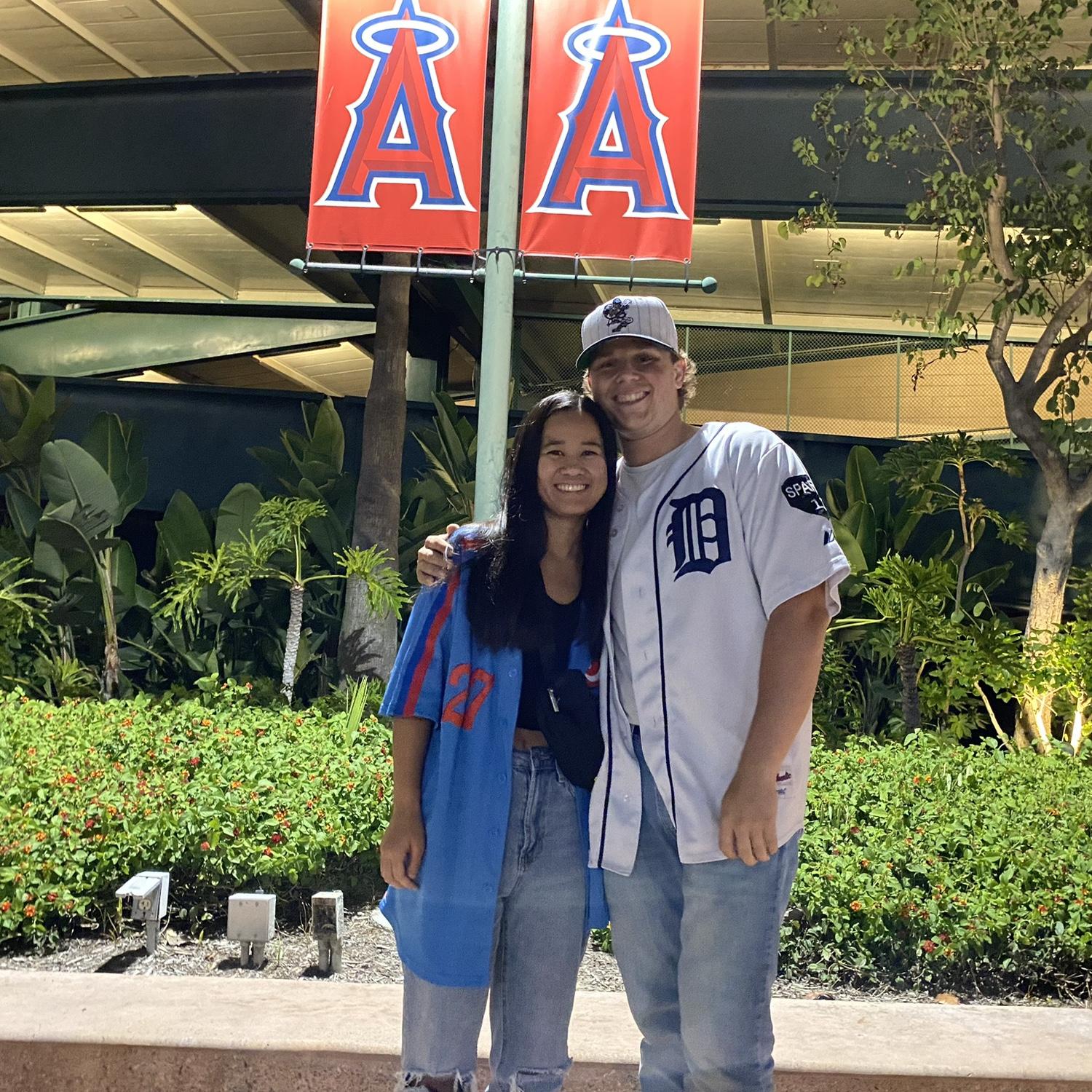 Our first photo together!