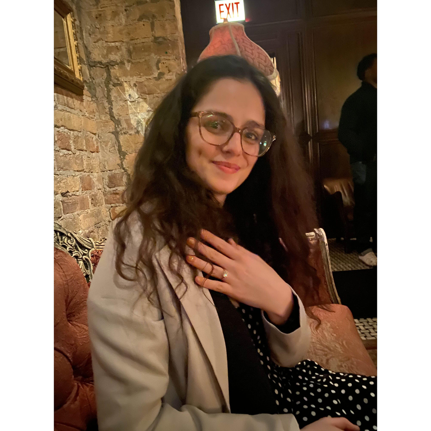 Dinner after the proposal