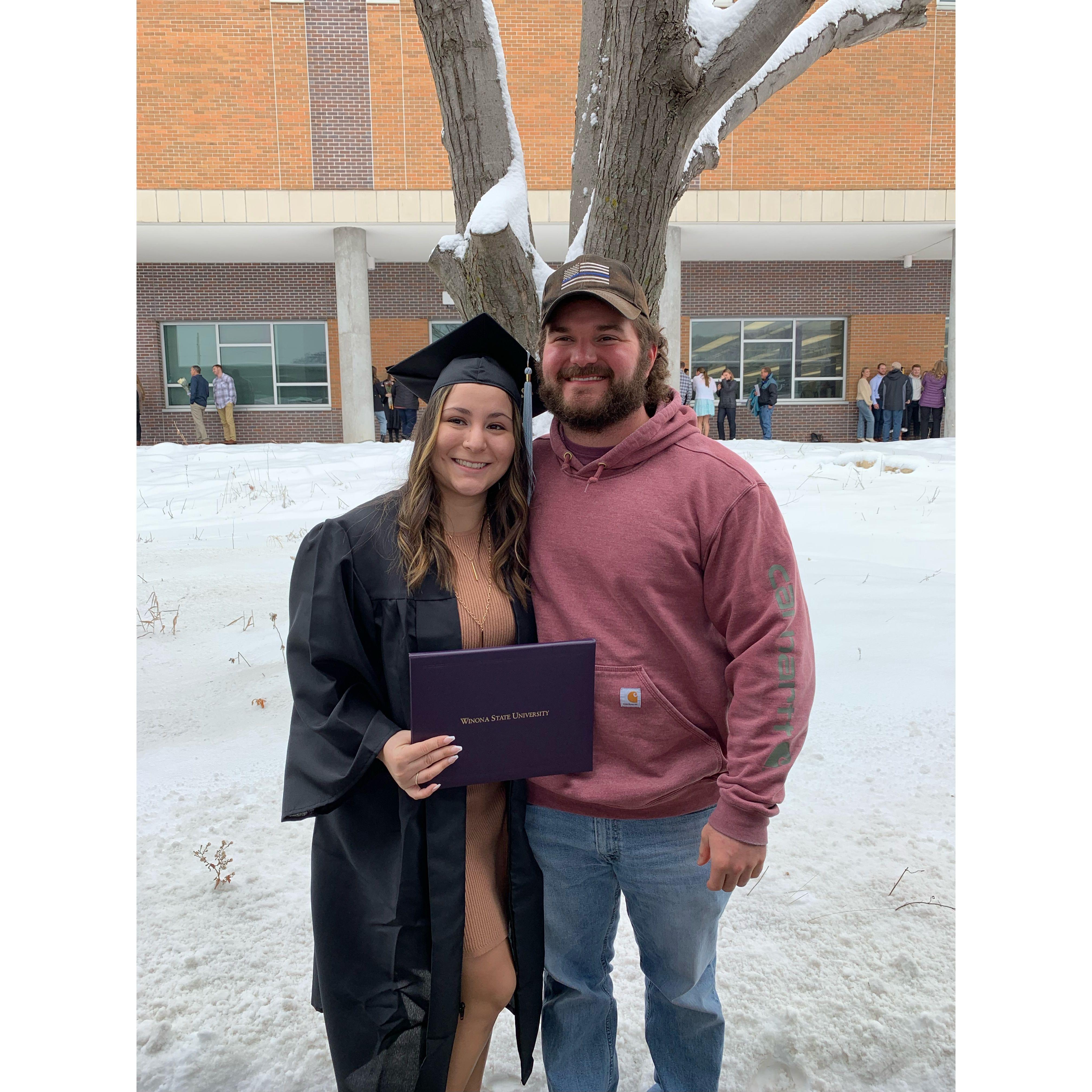 Gracie's college graduation