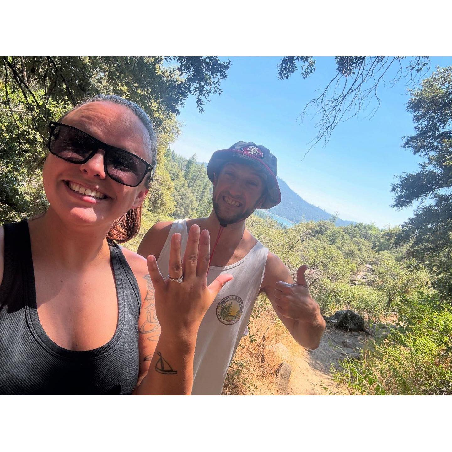 This was taken right after Jared proposed!!!!!