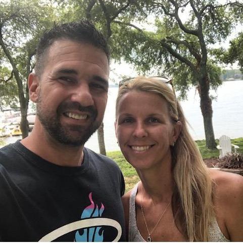 Overlooking the dock on Lake Norman where we had our first kiss