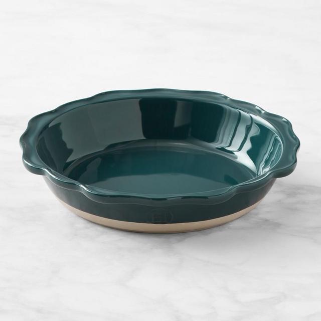 Emile Henry Vintage Ruffle Pie Dish, Spruce
