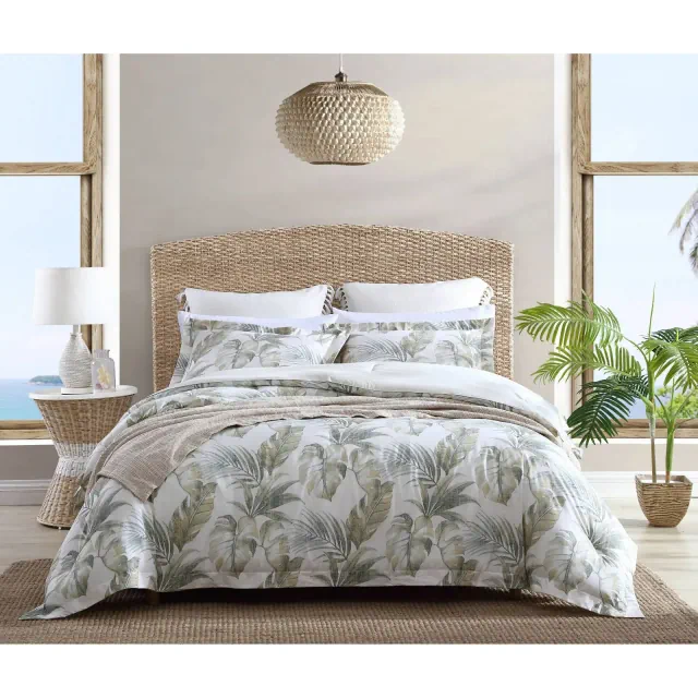 Queen Waimea Bay Comforter & Sham Set Green - Tommy Bahama
