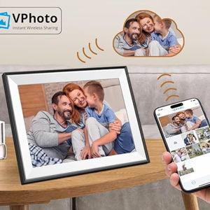 Dragon Touch 10.1'' WIFI Digital Picture Frame - 1280*800 HD IPS Touch Screen Digital Photo Frame Display, Auto-Rotate, Share Photos/Videos Instantly via Free App Best Gifts for Birthday, Wedding, Mom