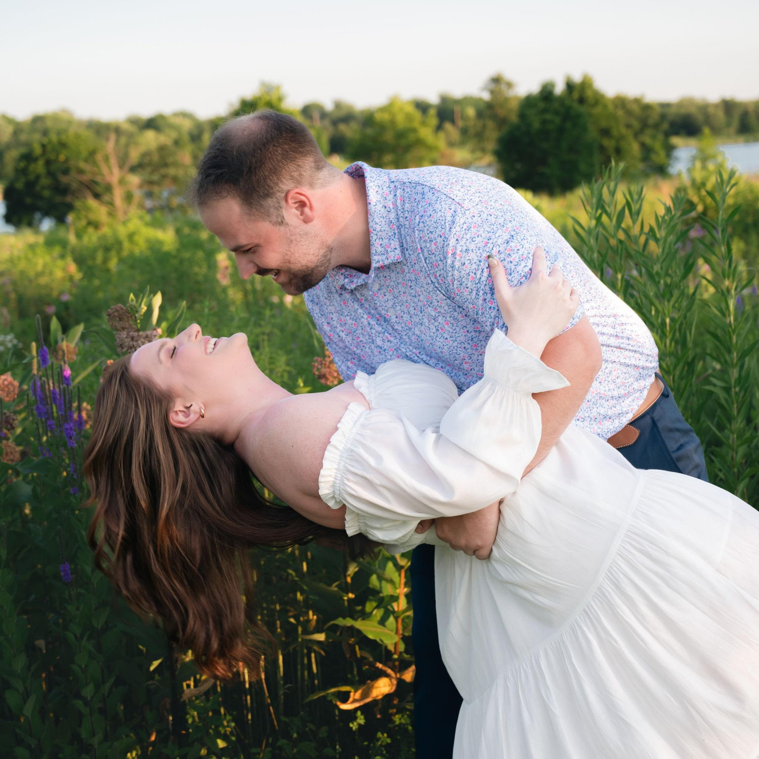 Engagement photo shoot with our wedding photographer!