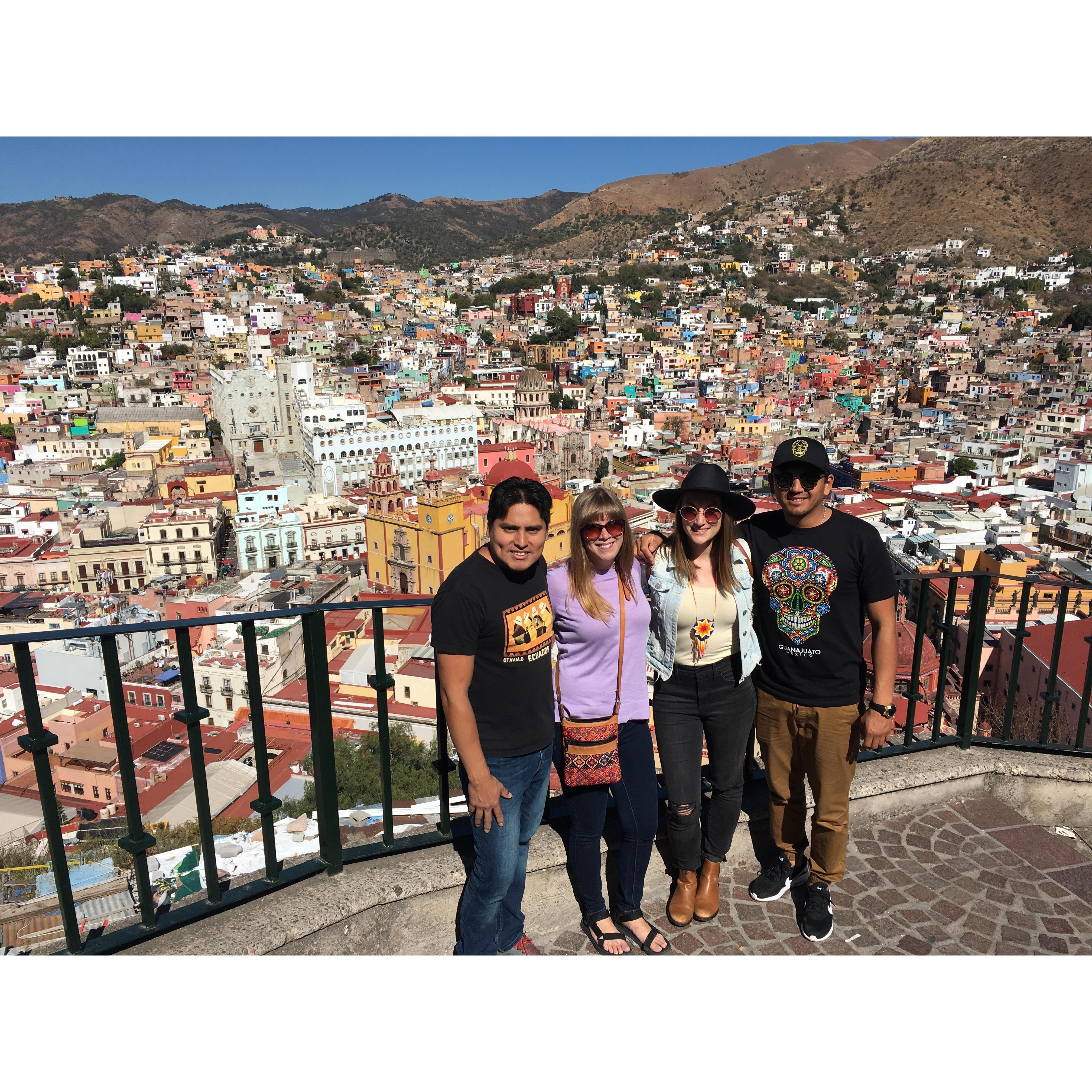 With our dear friends, Mel and Maria, in Guanajuato, Mexico. January 2020.
