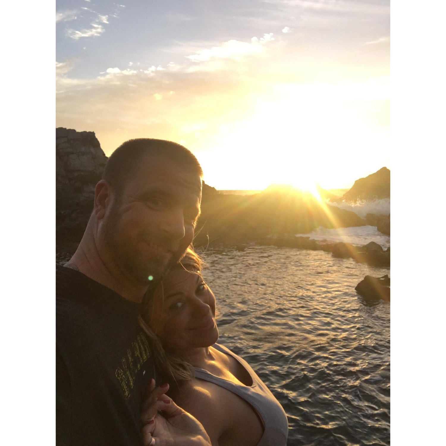 Sunrise chasing in Aruba on ATV’s . Luckily we both get up early!