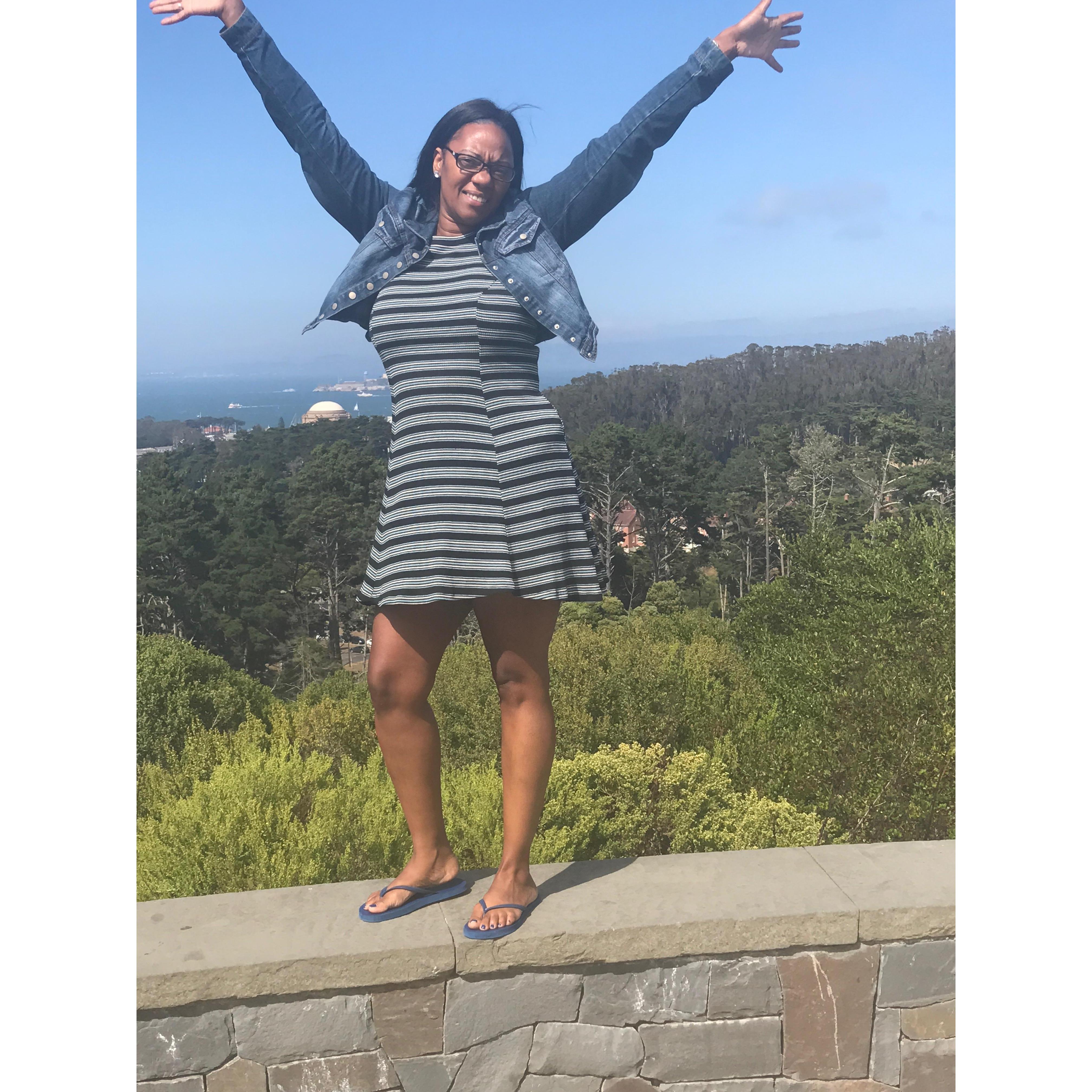 yes that's a cliff behind me, but at that moment I was feeling on top of the world with MY Special!!!
Planet of the Apes anyone?