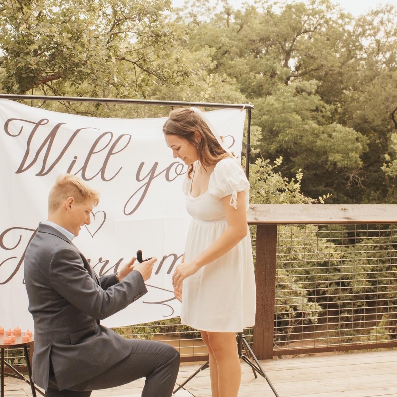 On June 1st our lives changed forever when you popped the big question!