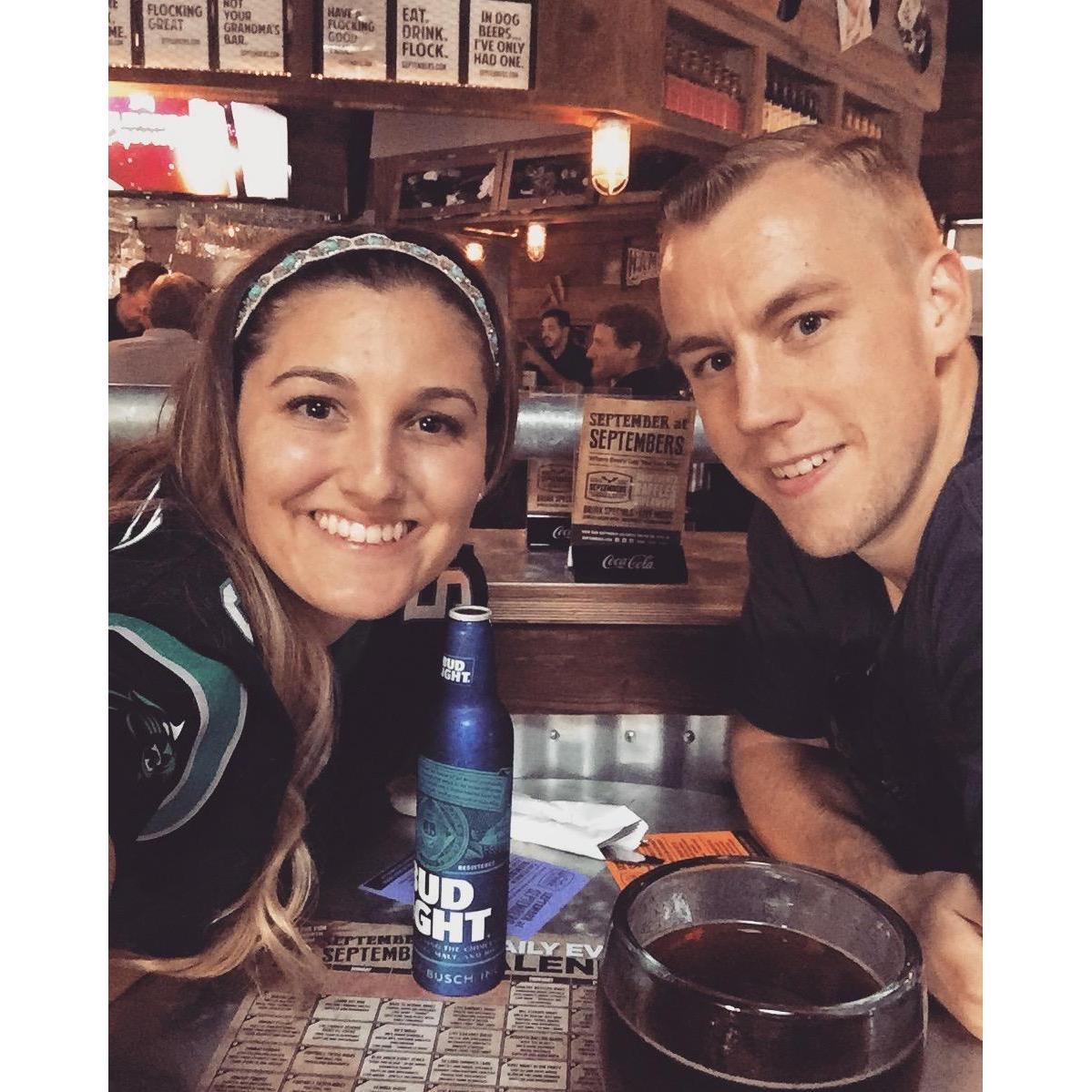 Beer + Football = Our favorite things
