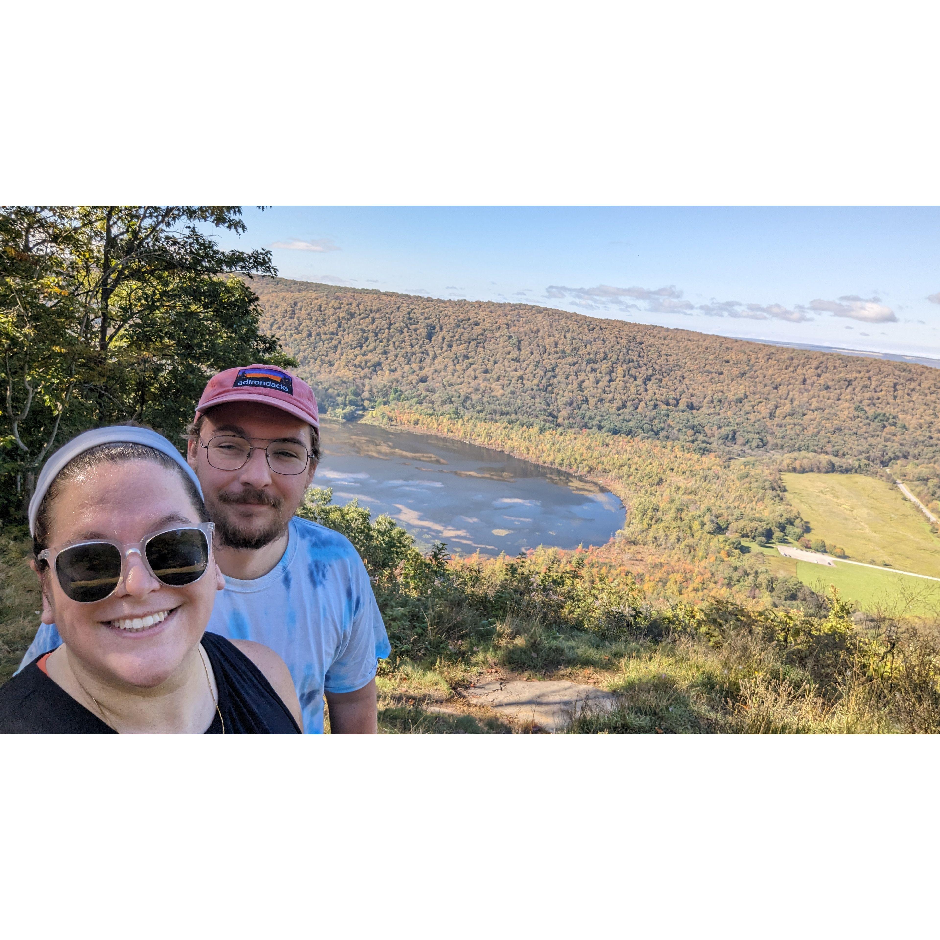 Hiking up Tinker Falls