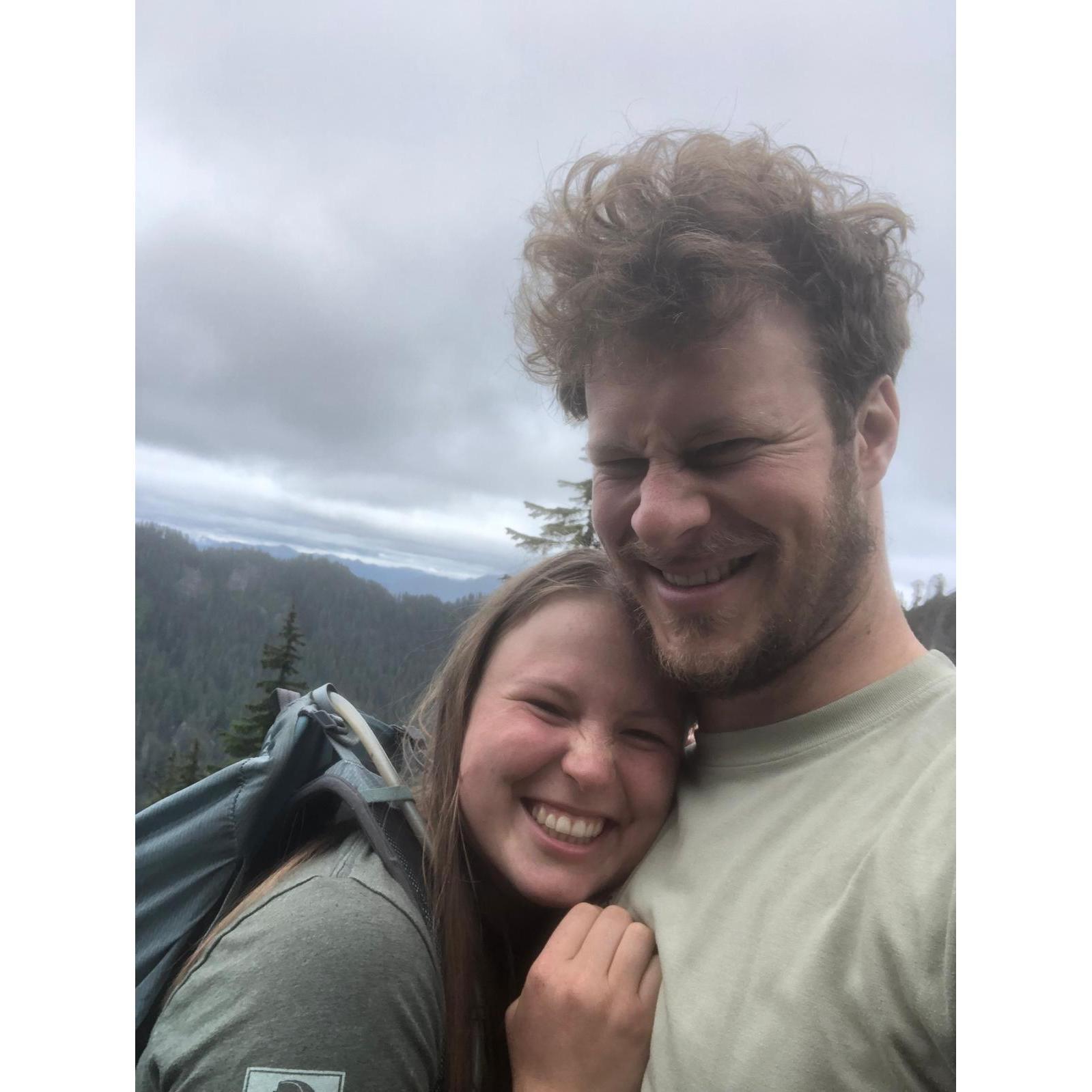 We basically hiked a LOT in the summer of 2023. And the other summers we dated. And the winters and springs and falls too...