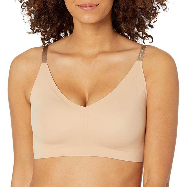 Calvin Klein Women's Invisibles Comfort Seamless Wirefree Lightly Lined Triangle Bralette Bra