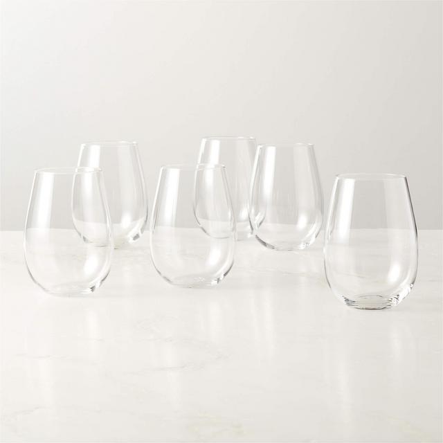 True Stemless Wine Glass Set of 6