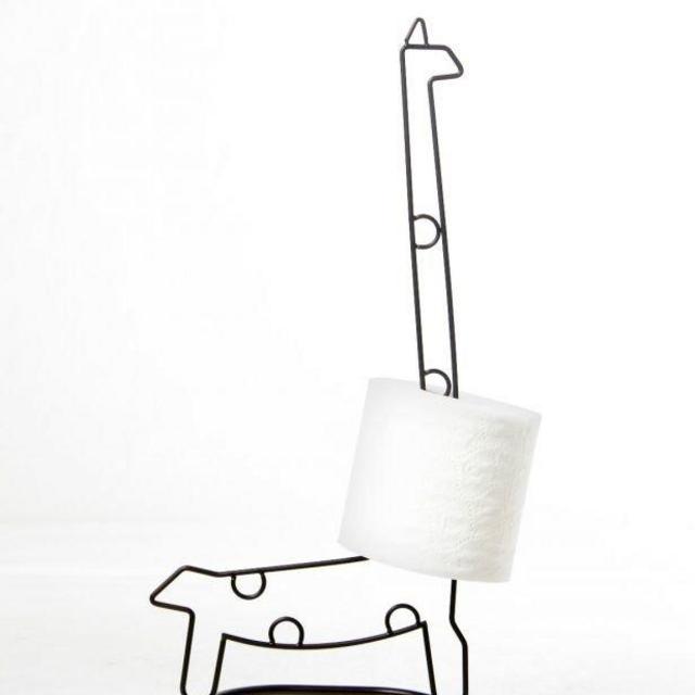 Style Study- Victorian - Animal Giraffe Free Standing Toilet Paper Holder