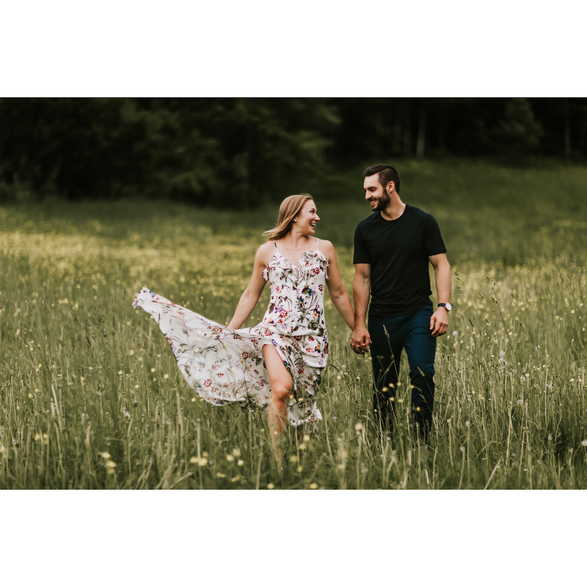 Engagement photo session