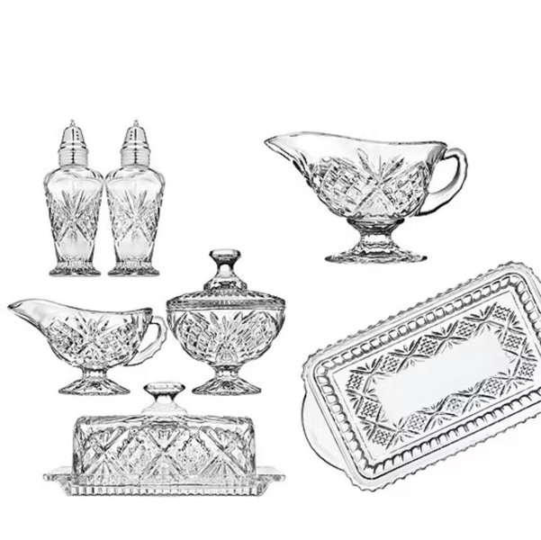 Godinger Dublin Crystal 8-Piece Serve Set