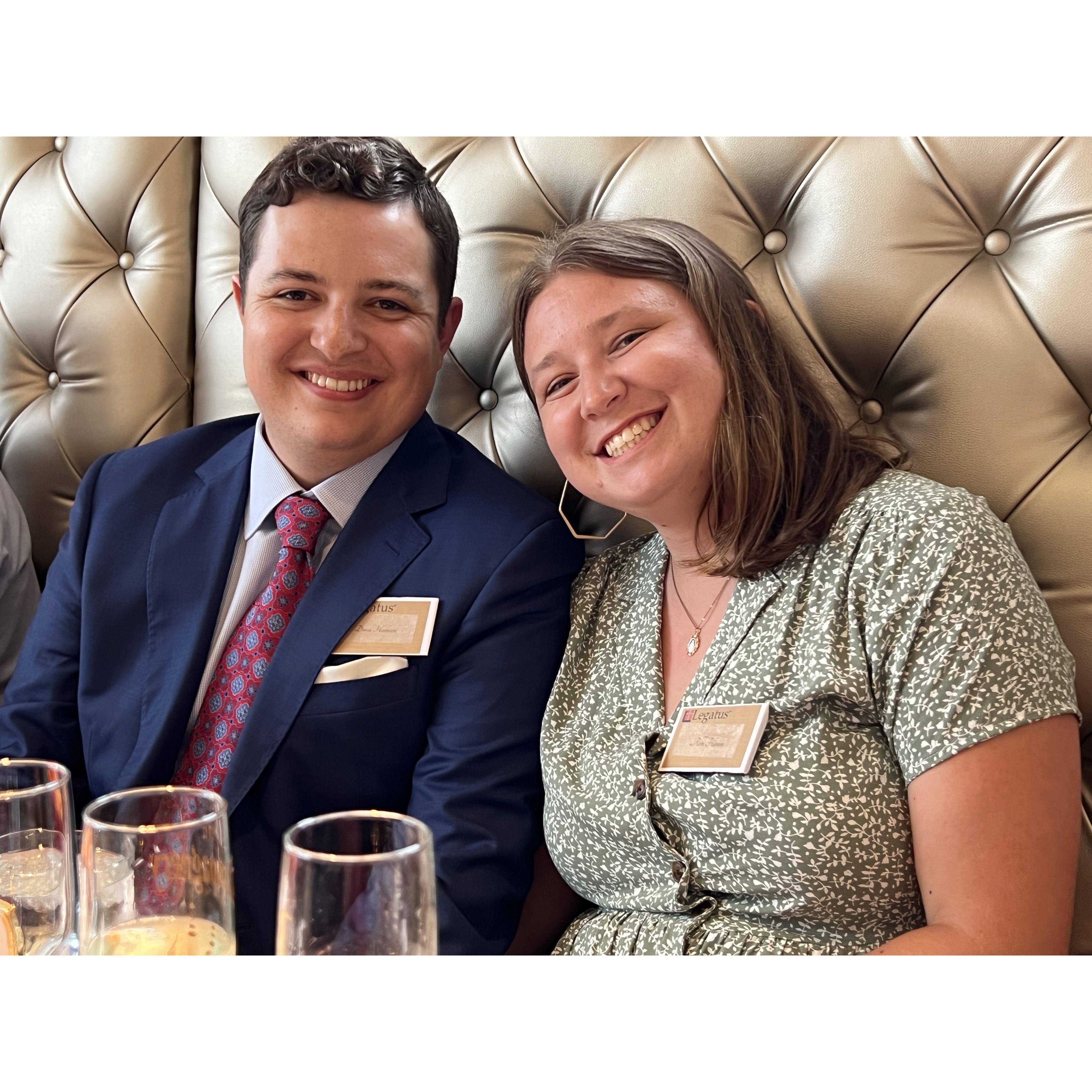 A night out, enjoying some fancy cocktails!