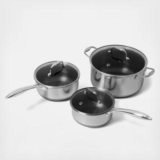 6-Piece Pot Set with Lids