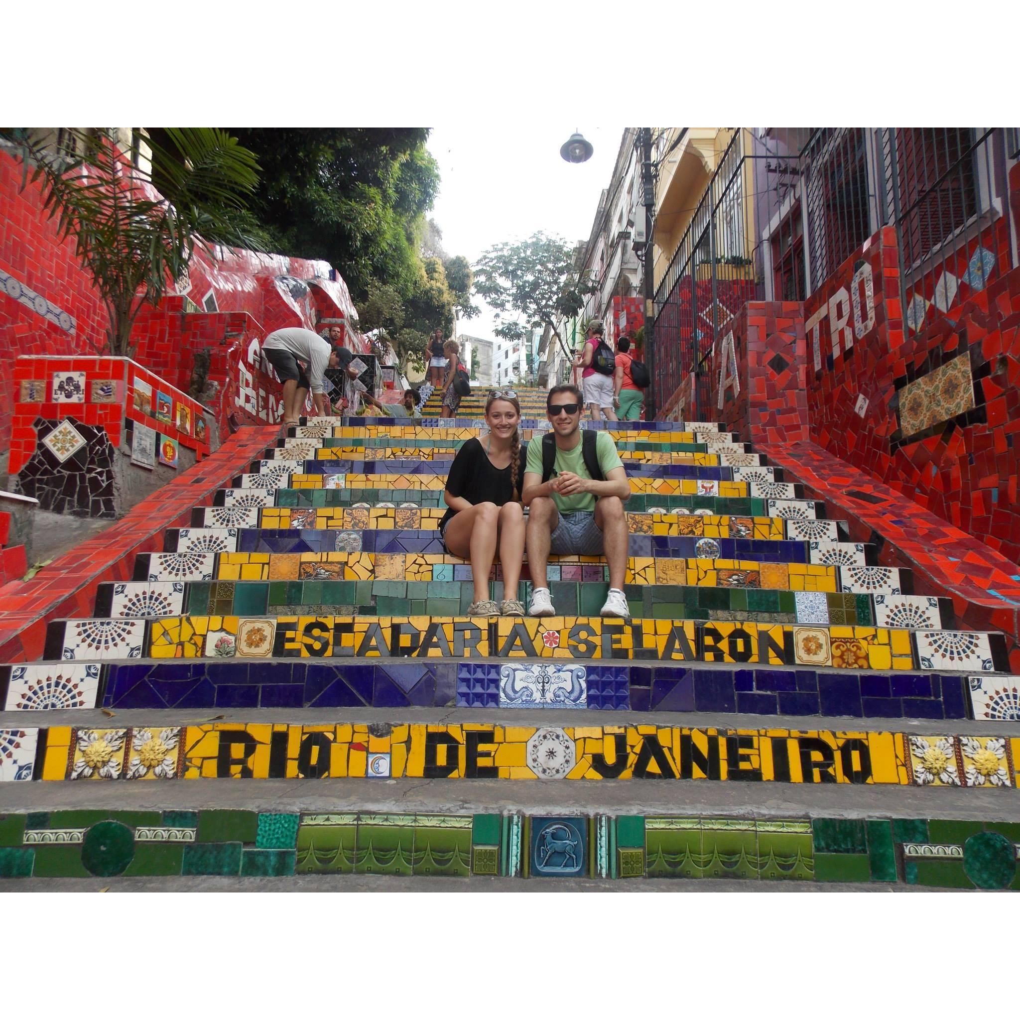 Our first trip abroad together in Rio de Janeiro. May 2013