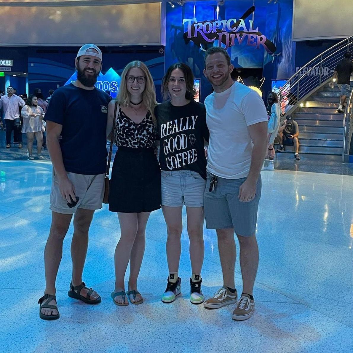 One of several awesome double dates with this precious couple: Kieran and Brian Dollarhide.