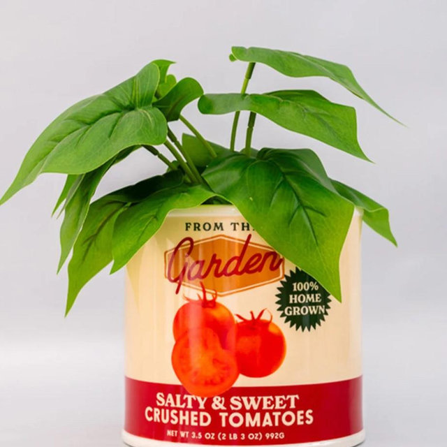 Tomato Can Ceramic Planter