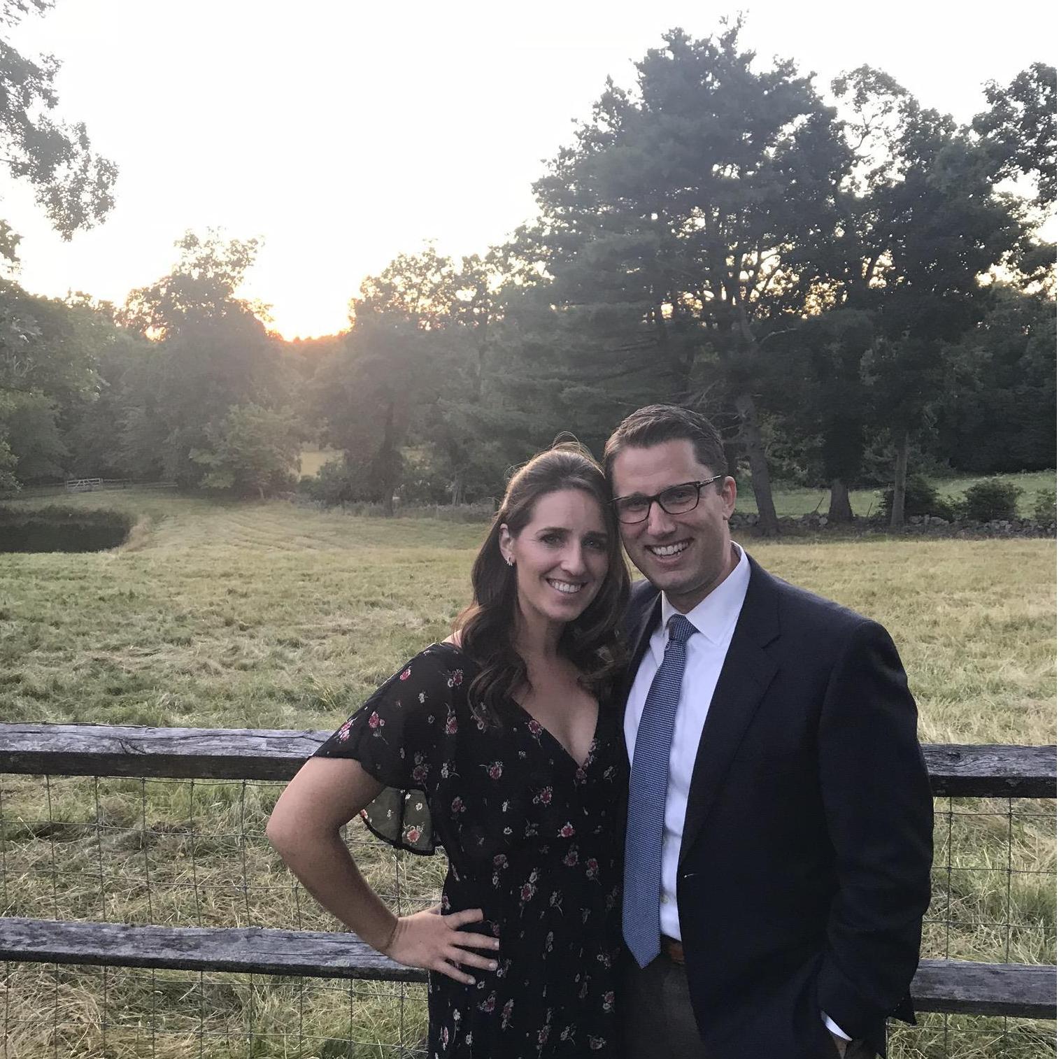 At Steve's cousins wedding in Boston.