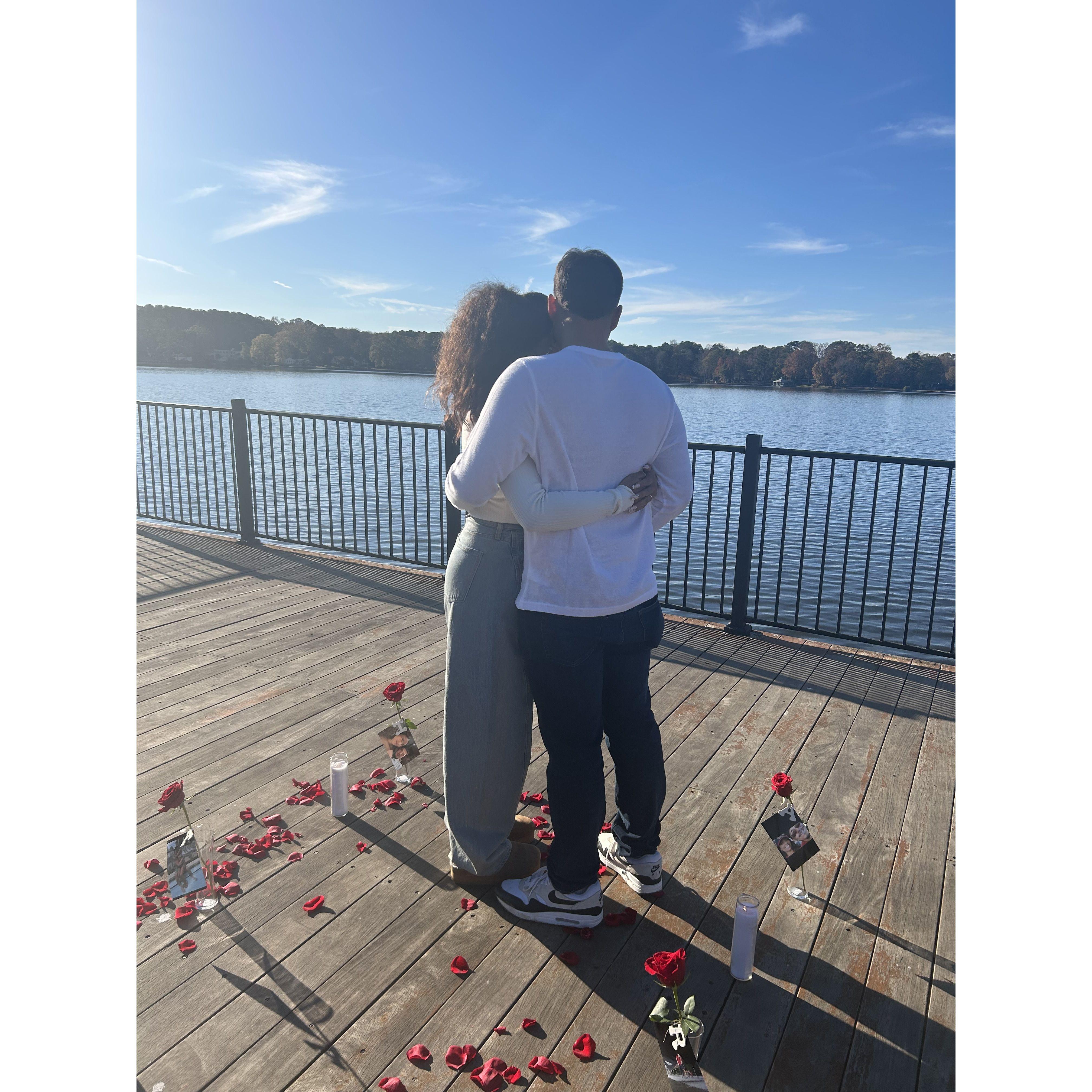 the view was great but my ring is better !!!