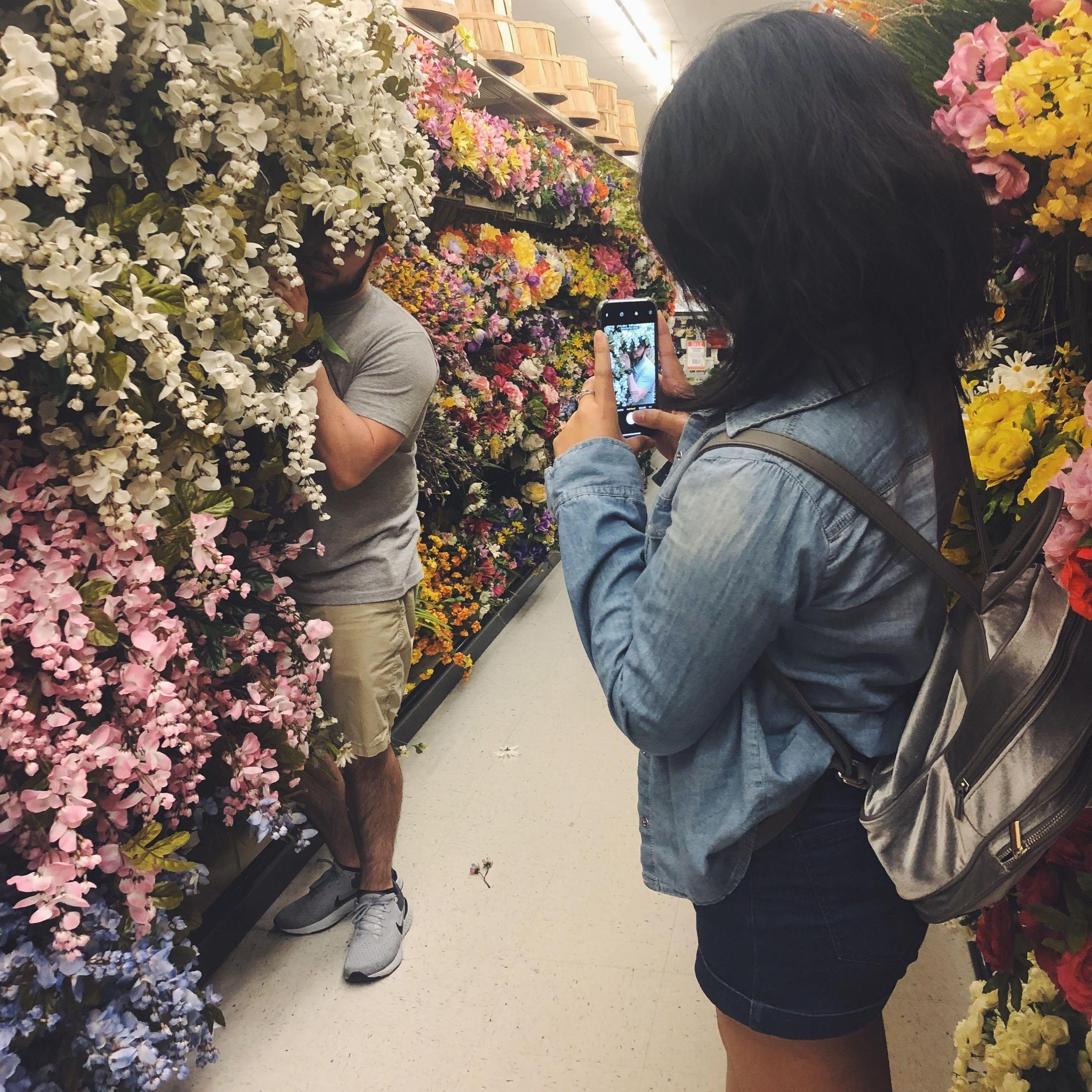 Our Michaels Craft Store photoshoot