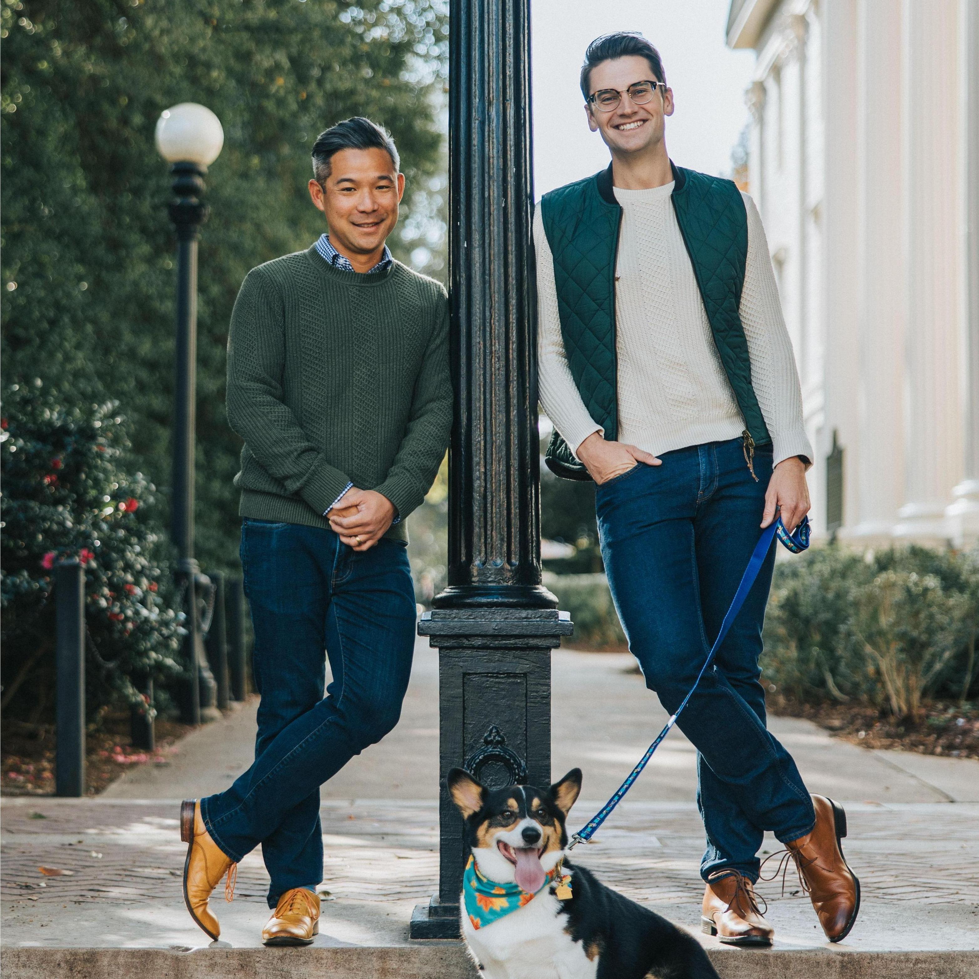 11/9/24: Bryce, Winston and I at the UGA campus arch.