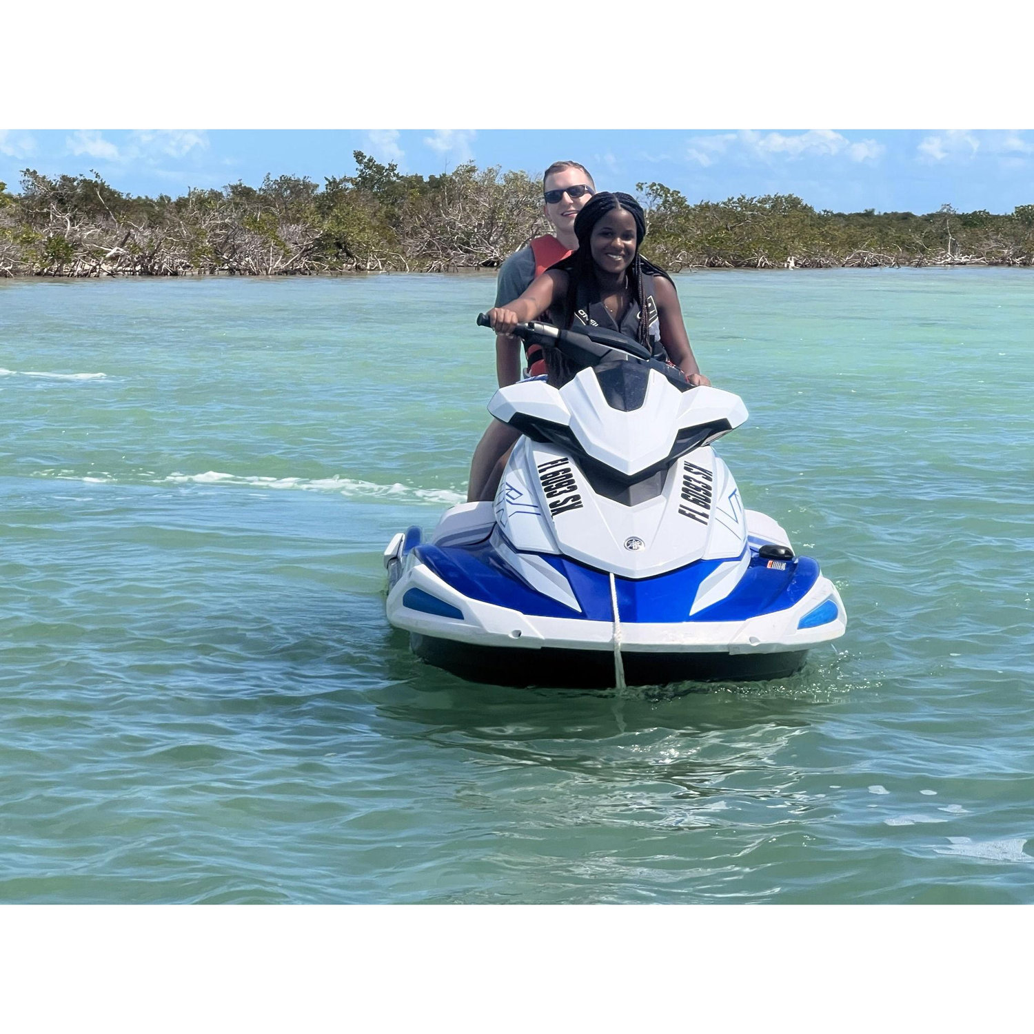 Jet-skiing in the Florida Keys 2022