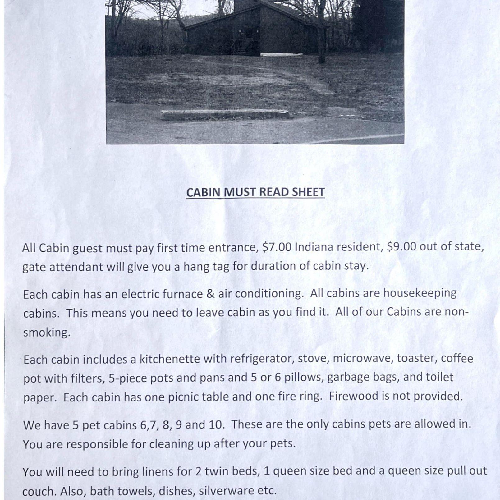 Please read, you will need to bring your own bedding and towels!