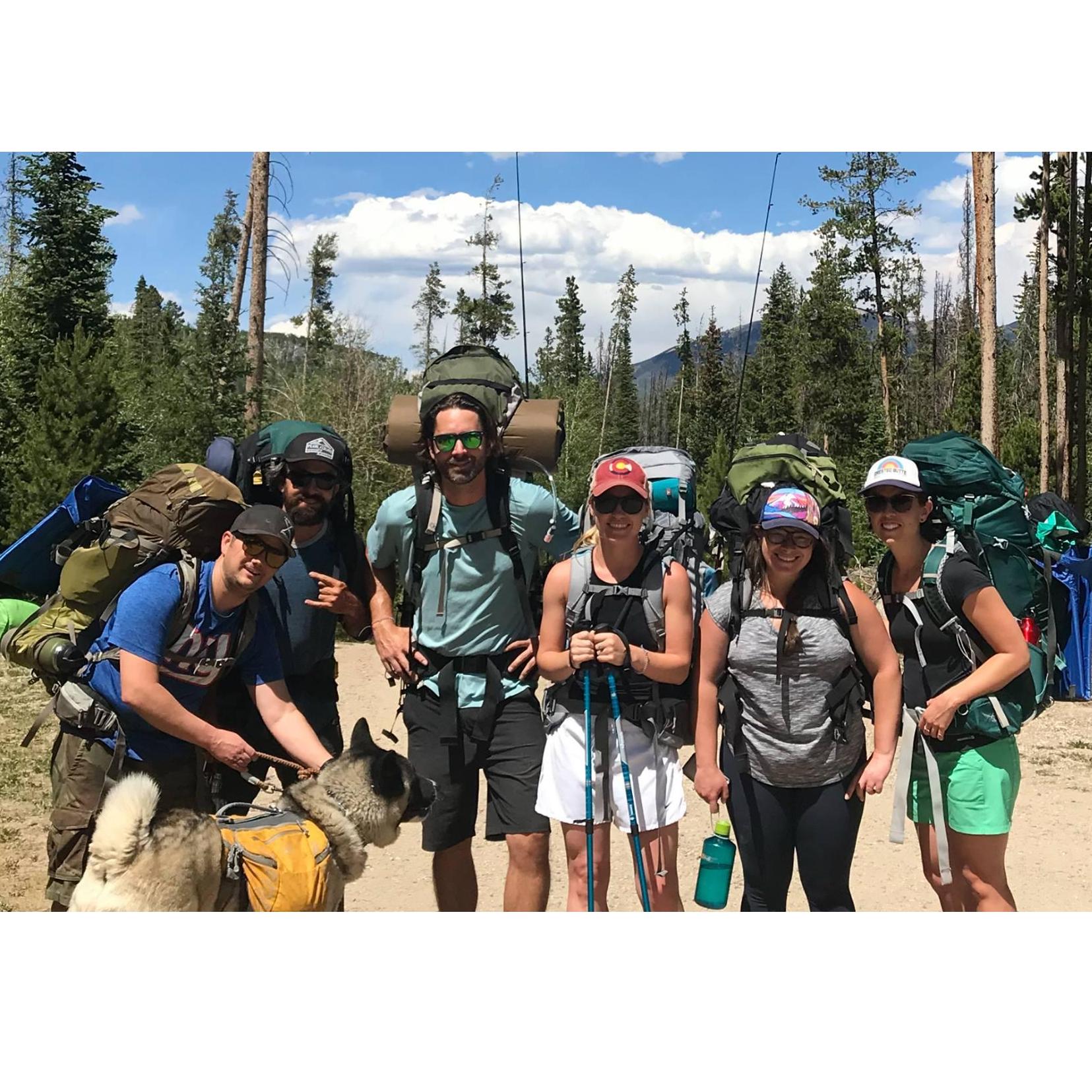 We love our outdoorsy, fun, dinner club!