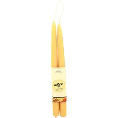 Big Dipper Wax Works, Candle Tapers Beeswax Natural 12 Inch, 1 Each
