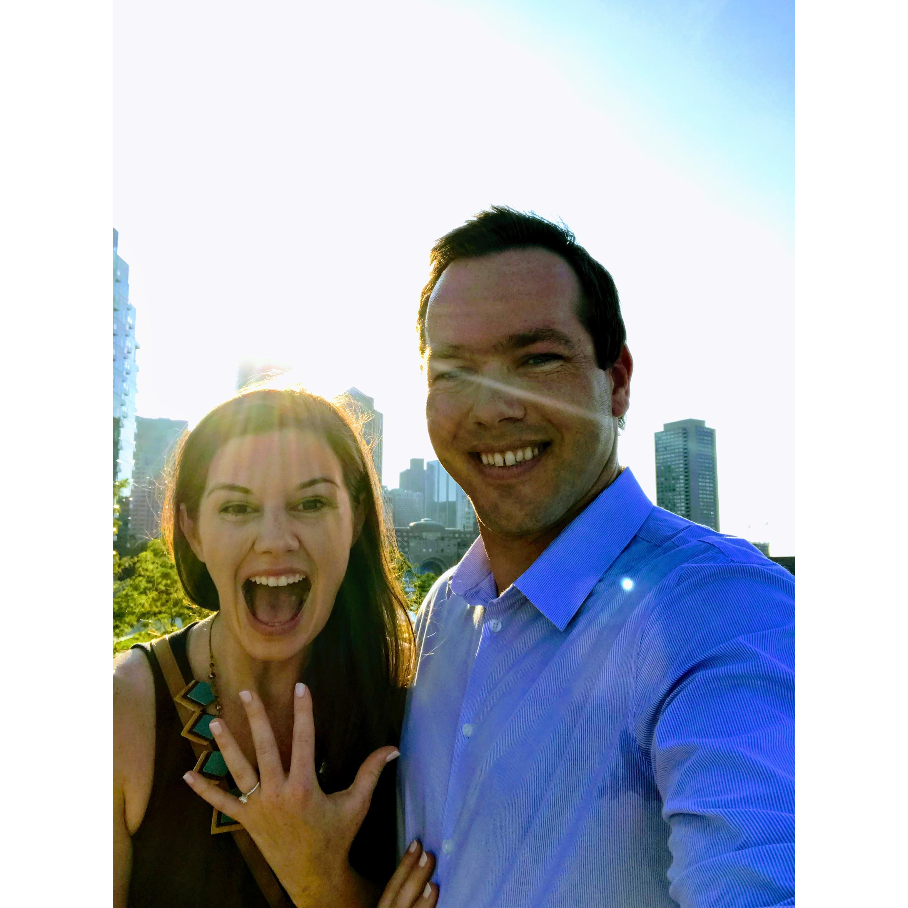 Engaged and thrilled!