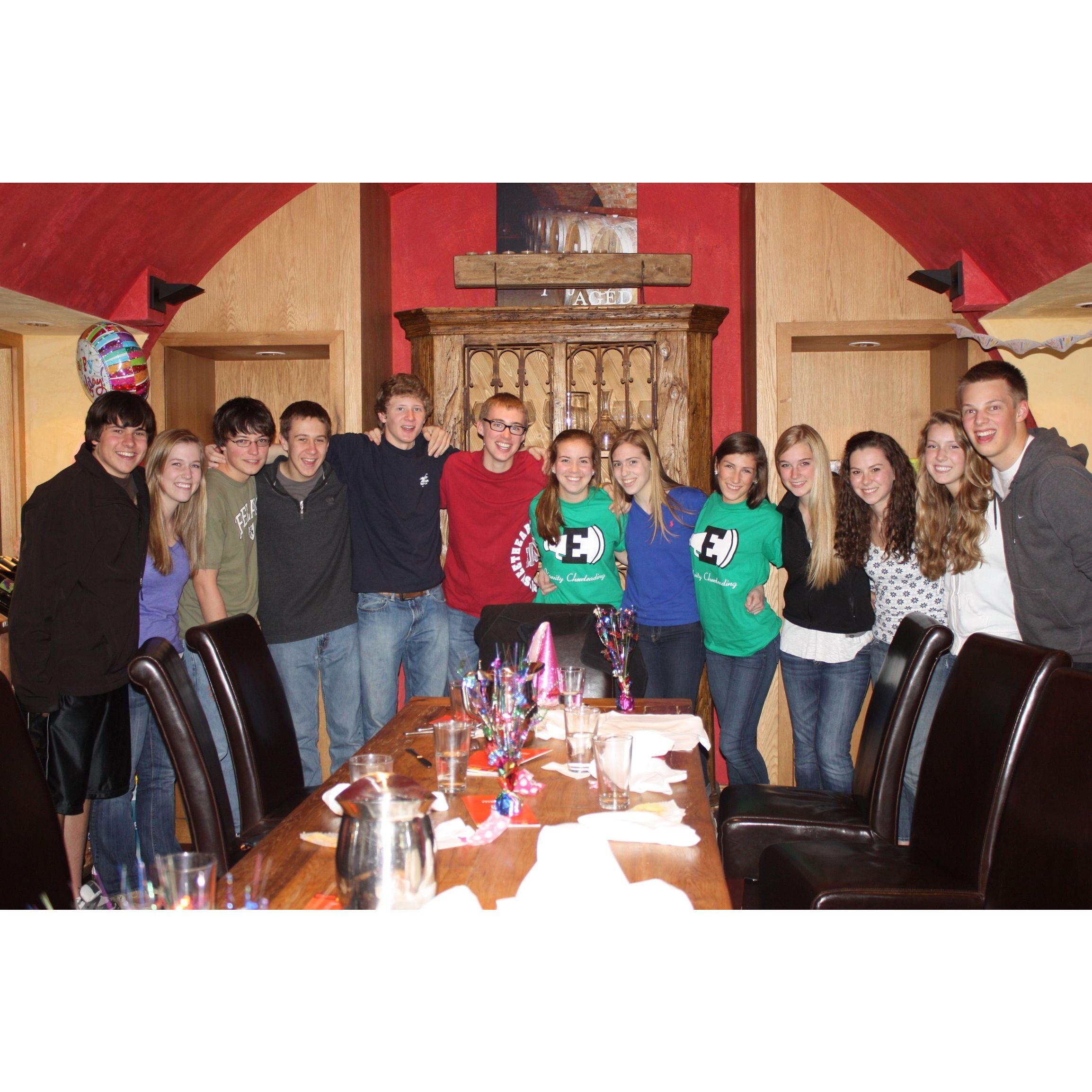 Annie's 16th birthday party (surprised planned by Blake & Annie's mom, Sheri) - 2011