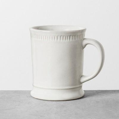 14oz Mug Debossed White - Hearth & Hand™ with Magnolia