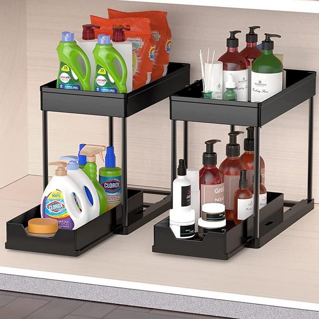 2-level sliding out sliding out storage Under Sink Organizer Multi