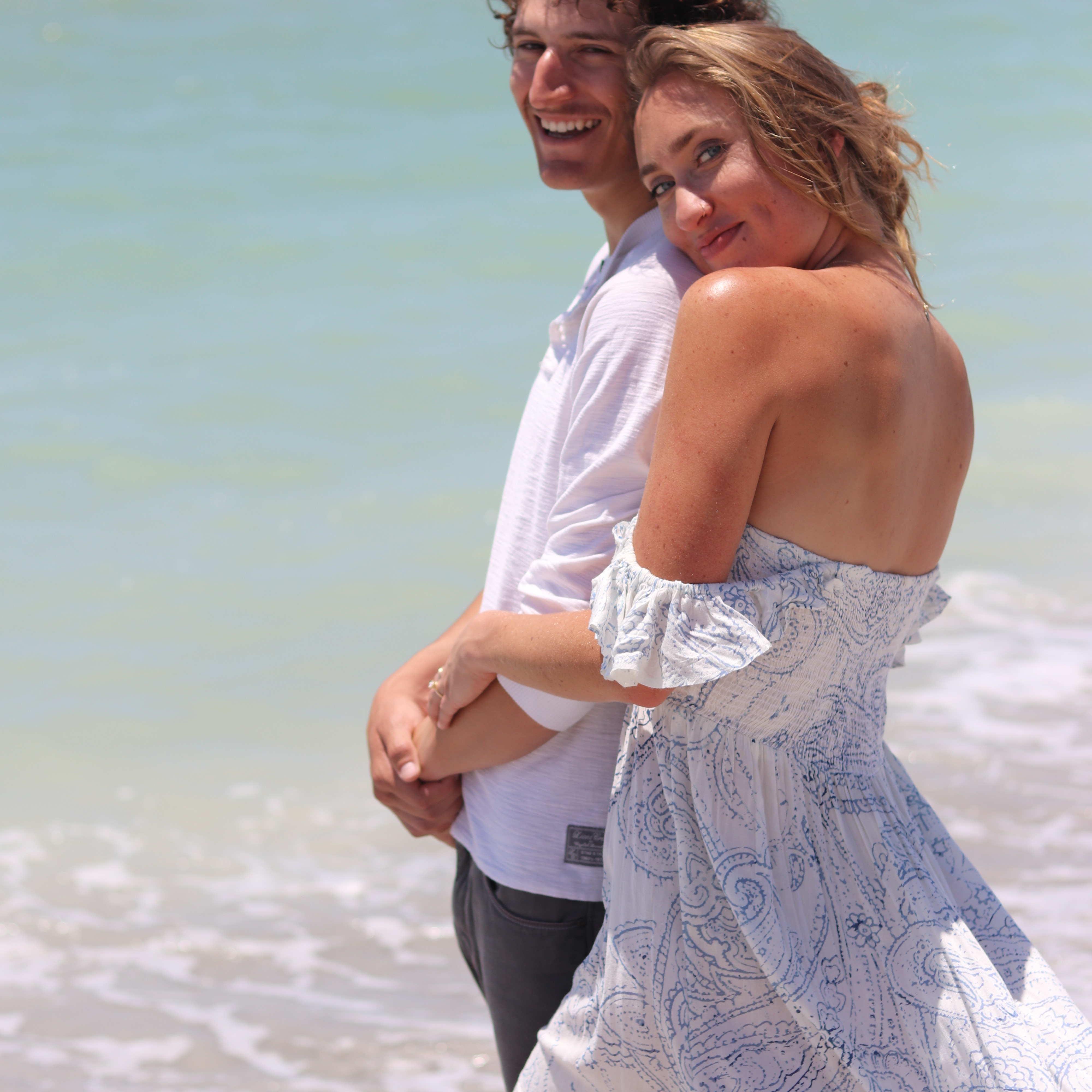 Engagement shoot at Sanibel Beach, Florida. 