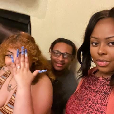 When we got engaged!