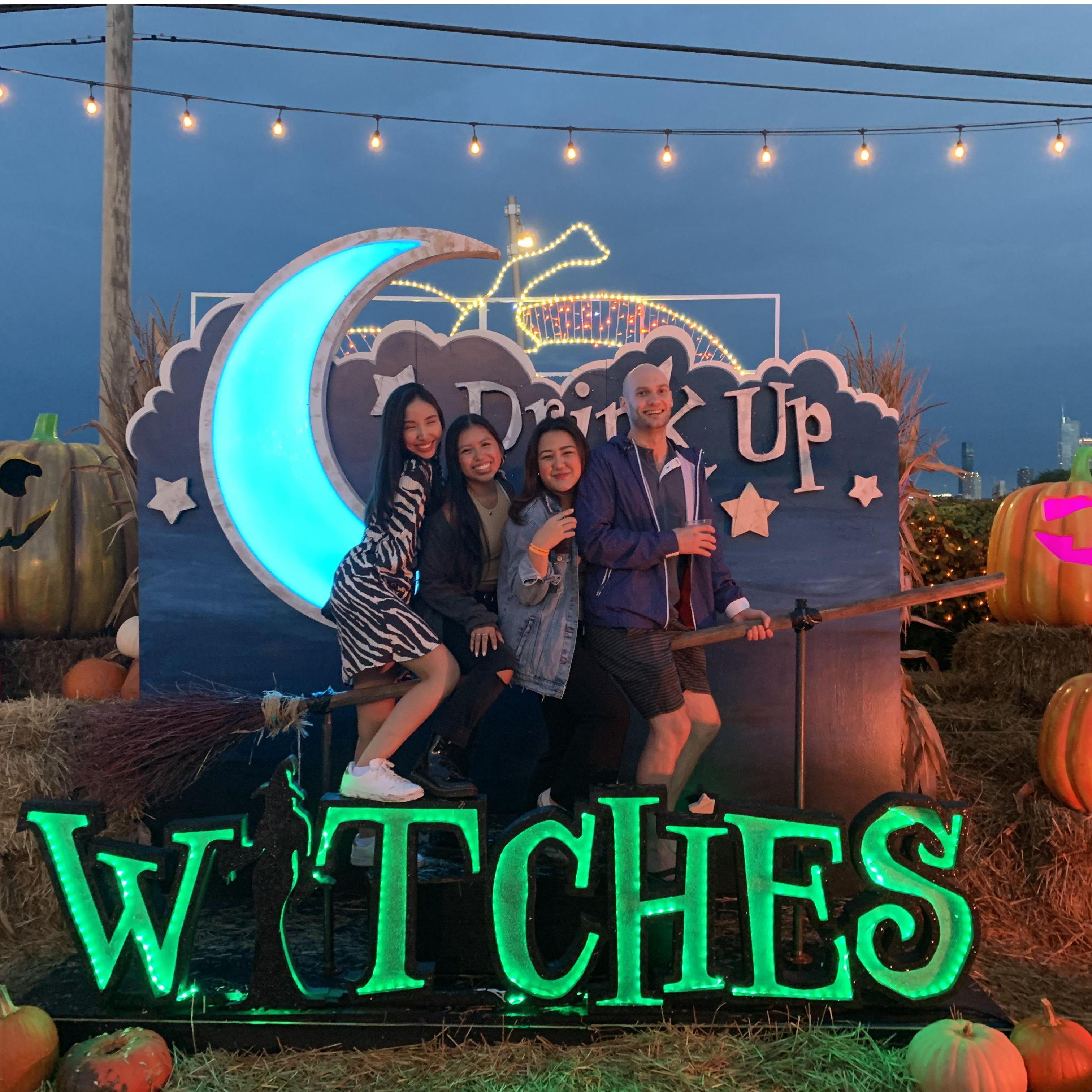 Hanging out at Fall Fest.