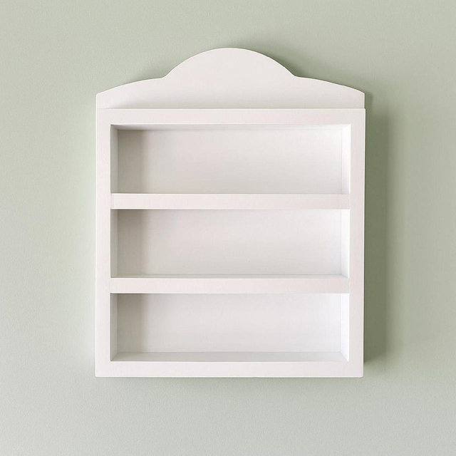 Lenox Spice Rack Shelf | White Handmade Solid Wood Lenox Spice Rack Shelf | for Lenox Village Spice Collectors