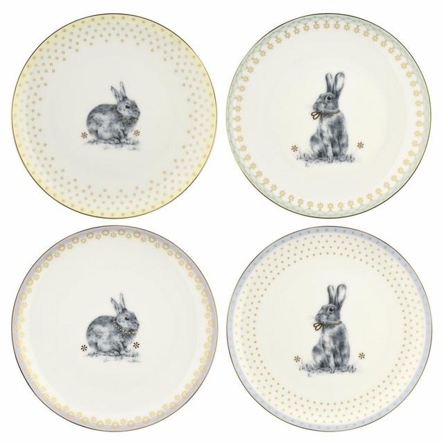 Meadow Lane 4 Piece 8" Salad Plate Set