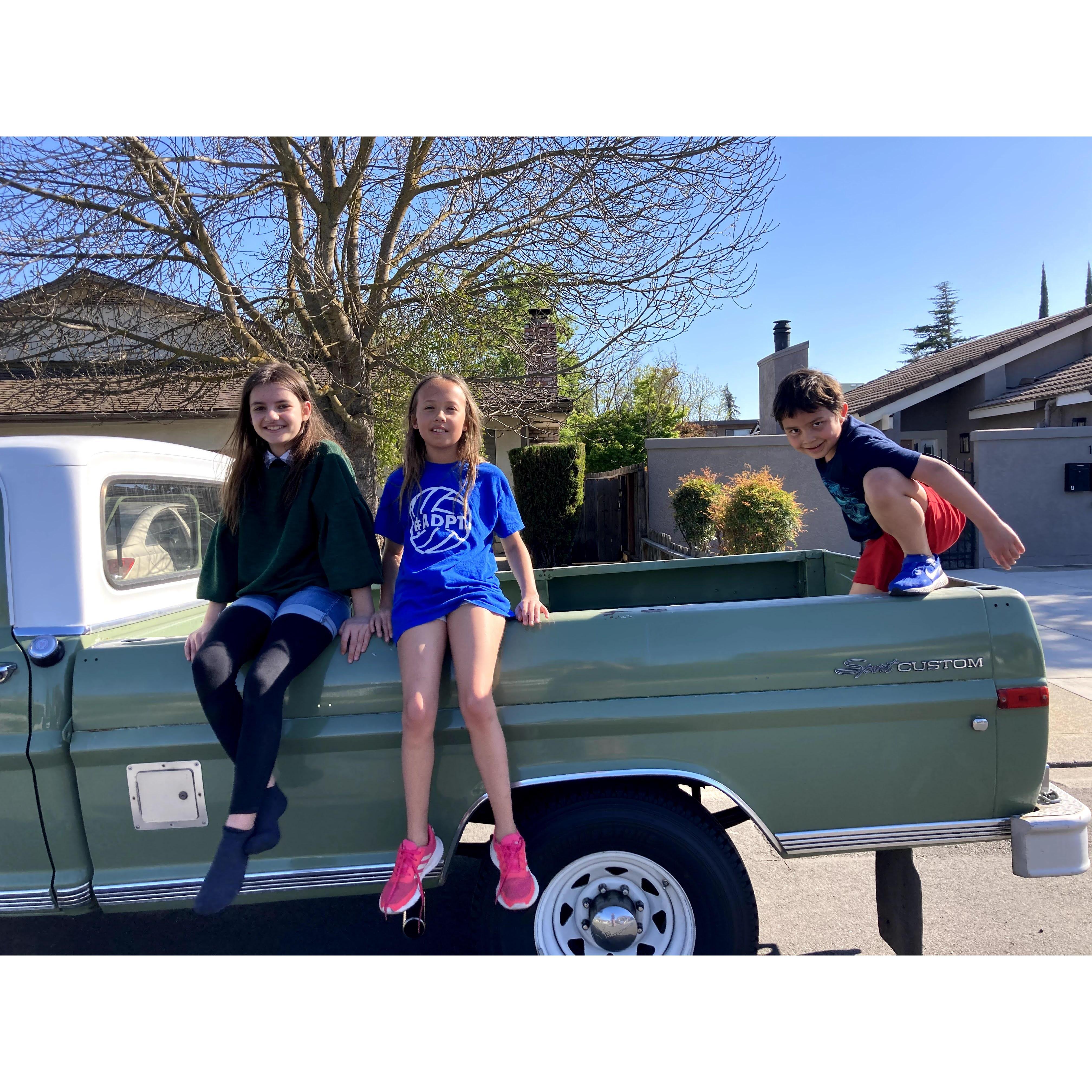 Nevaeh, Anusheh, Atticus and "Jeff."