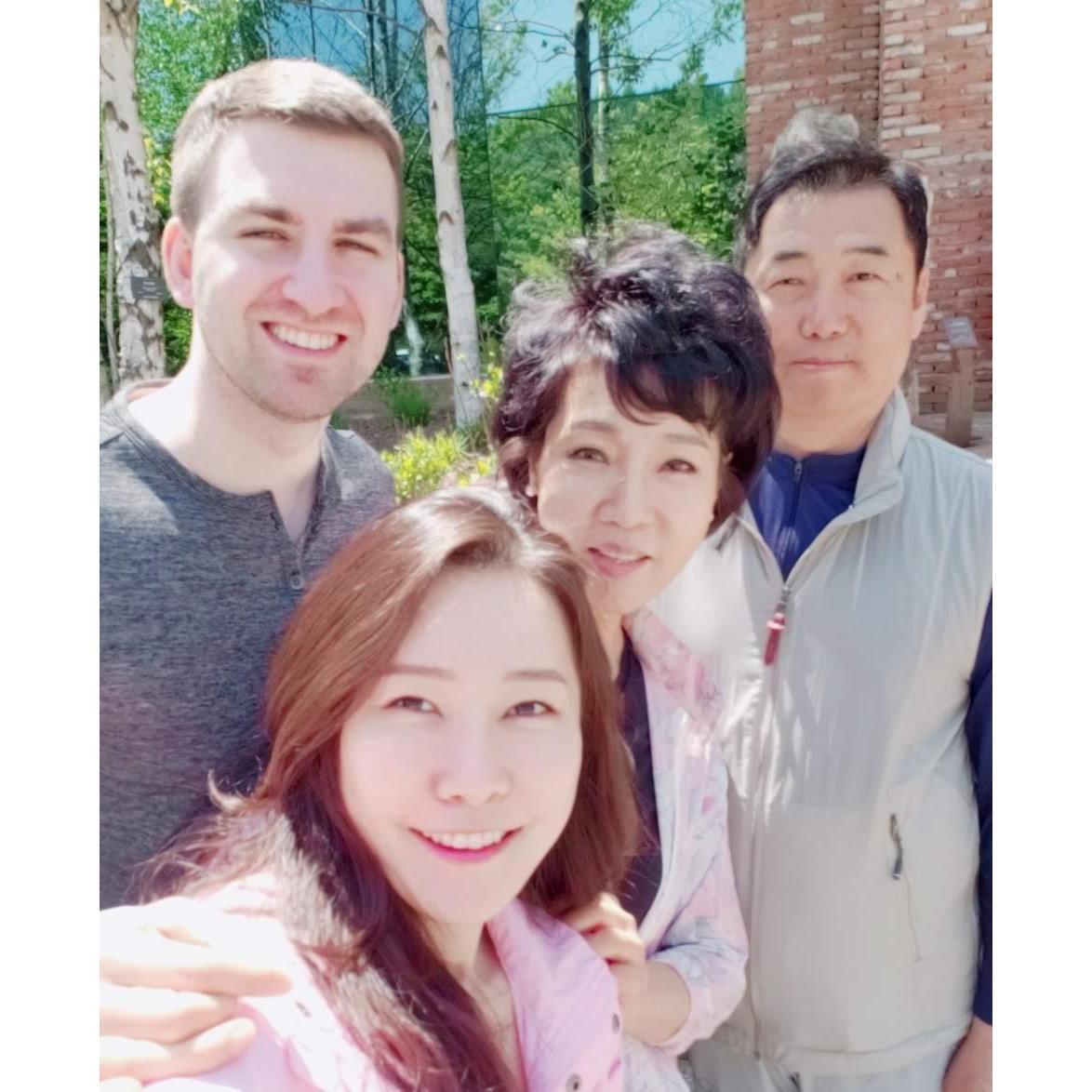 With Gayoung's Parents