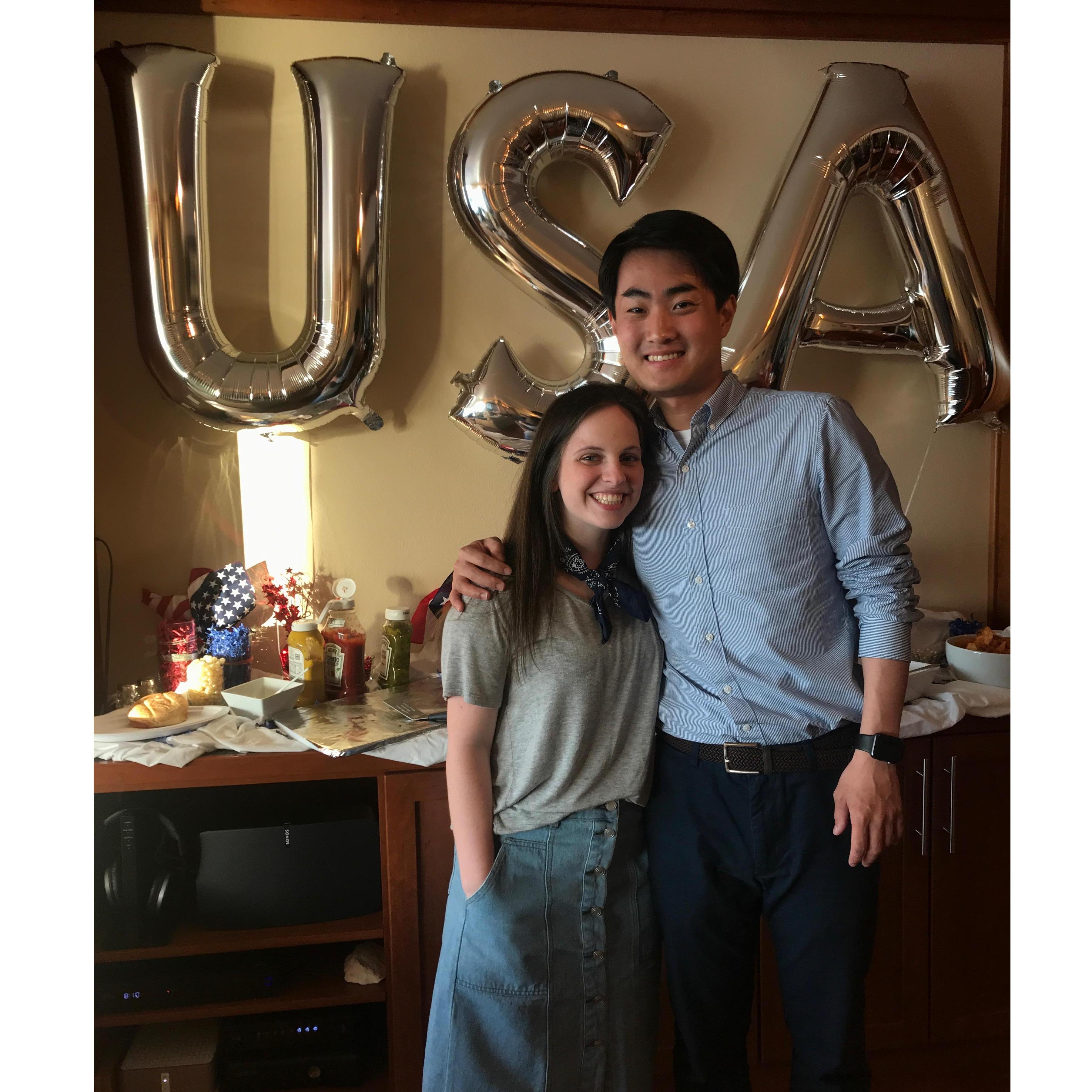 Ian's USA Citizenship Party!