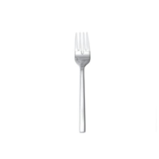 12 Fortessa Stainless Steel Arezzo Salad Forks, 7"
